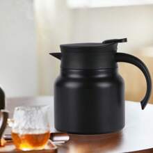 1pc Household Ceramic Vacuum-Sealed Tea Pot, Large Capacity For Old White Tea, Mandarin Peel, Pu'er Infusion