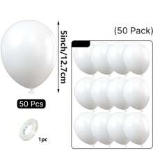 10/30/50/100 pezzi Palloncini bianchi in lattice, 5-18 pollici, eleganti per feste di compleanno, matrimoni, addii al nubilato, anniversari, decorazioni per eventi e foto