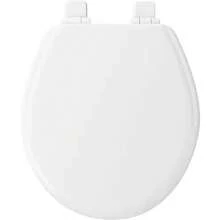 BEMIS Adjustable Slow Close Toilet Seat, Front Round Design In White - Never Loosens For Enhanced Stability And Comfort - Mặc định - Xem 5