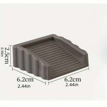 2pcs Creative Wind-Proof Door Stopper, Matte Plastic Surface Wedge, Bidirectional Door Blocker, Door Stop, Plastic Matte Door Wedge, Door Blocker, Anti-Collision Door Stopper, Available In 4 Colors