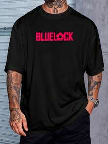 Shirt T-Shirt Streetwear Blue Lock Hyoma Chigiri Anime Player Speed Dribbling Football 7137 - 黑色 - 查看 2