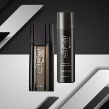 Jafra JF9 Black Perfume + Desodorante en Aerosol para Hombre - Negro - Ver 3