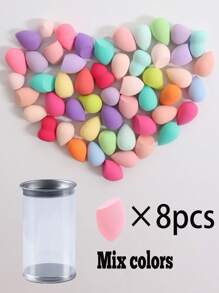 Super Soft Makeup Sponges, Multi-Color, Damp Or Dry Use, Finely Textured, Non-Absorbing Cosmetic Makeup Sponge