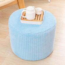 Taburete otomano de espuma de apoyo moderno otomano de apoyo para pies, otomano, 18 x 14 pulgadas