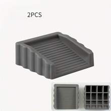 2pcs Creative Wind-Proof Door Stopper, Matte Plastic Surface Wedge, Bidirectional Door Blocker, Door Stop, Plastic Matte Door Wedge, Door Blocker, Anti-Collision Door Stopper, Available In 4 Colors