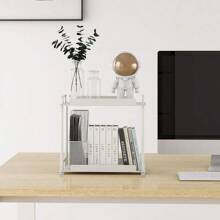 FLE Corner Bathroom Counter Organizer, Bathroom Organizer Countertop,Countertop Storage Shelf For Bath