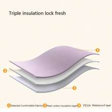 Student Lunch Box Bag Large Capacity Heat Preservation Lunch Bag Office Handheld Aluminum Foil Heat Preservation Bag Outdoor Travel Picnic Heat Preservation Lunch Box Bag Dinner Fresh Preservation Refrigerated Ice Bag - Multicolor - View 8