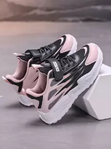 Zapatillas deportivas para correr de niñas adolescentes, tenis casuales transpirables de malla