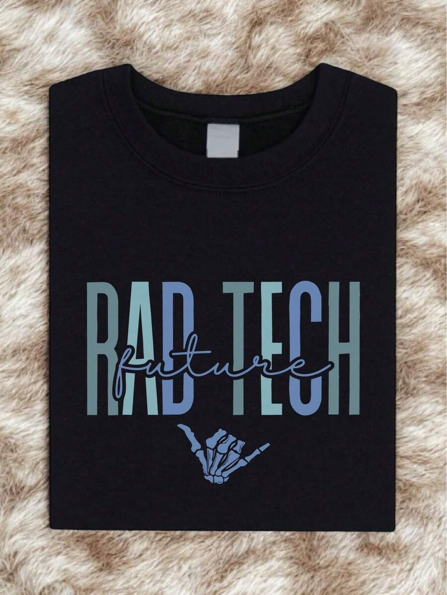 Future X-Ray Shirt, X-Ray T-Shirt, Future Radiology Tee, Student Graduation Tee, X-Ray Graduation Gifts Shirt, Xray Technologist T-Shirt IT-876 - 黑色 - 查看 1