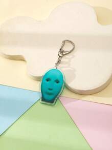 1 件亚克力趣味奇异绿色外星人/绿脸/浮游生物/外星猫/愤慨猫/哭泣猫主题钥匙扣吊坠背包装饰/包袋配件/书包配件/钱包吊坠/朋友的汽车配件包饰背包学校可爱哥特 Y2k 圣诞礼物创意包袋配件挂绳带身份证夹汽车配件包饰