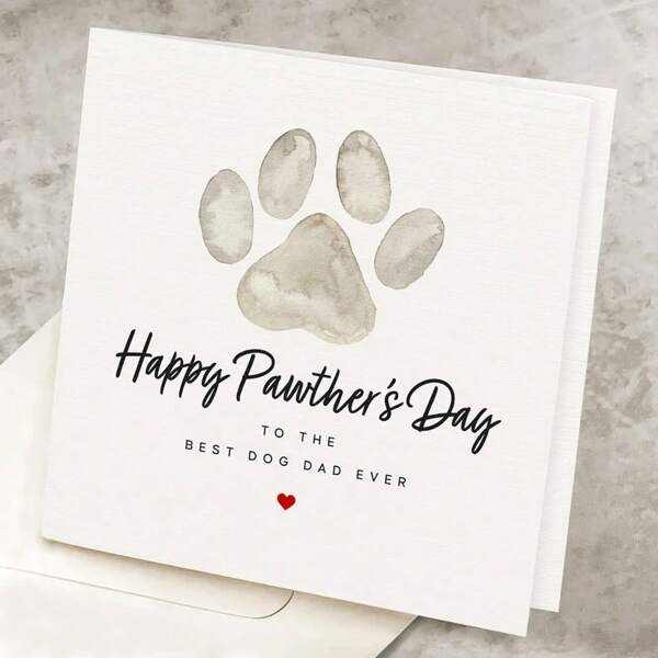 Cartão de Dia dos Pais para Cachorros, Cartão Engraçado para o Dia dos Pais, Cartão para Pais, Presentes Fofos para o Dia dos Pais, Cartão para o Dia dos Pais, Presentes Engraçados para o Dia dos Pais