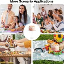 Transparent Acrylic Round Cake Stand, Transparent Cupcake Stand, Dessert Cupcake, Pastry Candy Display Rack, Suitable For Dessert Table, Birthday Party, Wedding Event - Transparent - View 8