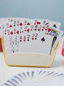 Portable Poker Card Holder - Hands-Free Device / Stable & Anti-Slip Design / Friendly For Small Hands / Essential For Travel & Family Games