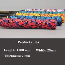 2pcs/4pcs Badminton Racket Colorful Grip Tape, Sweat-Absorbent Wraps Suitable For Pickleball Racket, Hockey Stick, Baseball Bat, Fitness Equipment, Bicycle/Motorcycle Handle, Shock-Absorbing, Non-Slip, Fashionable, Cost-Effective