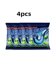 10pcs Powerful Unclogging Drain Cleaner For Kitchen Sinks, Toilets & Bath Drains - Dissolves Hair, Grease, Soap Scum Instantly | Prevents Blockages | Pipe-Formula - Powdery - View 7