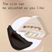 4 Pairs Beige High Heel Toe Pads, Thick Shoe Inserts For Resizing Shoes, Prevent Pain, Slip And Heel Dropping