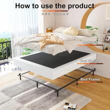 EMODA 5 Inch Twin Box Spring Bed Base, 1500 LBS Heavy Duty Metal Mattress Foundation With Fabric Cover, Easy Assembly - 8吋 - 查看 4