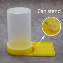 Tazza Automatica Facile da Installare Per Abbeveraggio di Polli - Anti Annegamento e Idratazione Per Pollame Giovane, Materiale PP Durevole, Erogatore d'Acqua, Alimentazione Idrica, Bottiglia d'Acqua