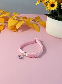 Collar ajustable con cuadros y campanilla para gatos, collar para mascotas estilo cuadros a la inglesa