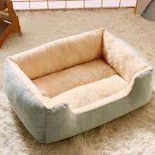 Bed Cats Pet Products Cushions Kitten Goods Accessories Dog All Houses Supplies Things Accessory Habitats Basket House Beds - Xanh-L - Xem 3
