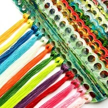 1 件/2 件/3 件十字绣塑料绣花线轴收纳盒，多种颜色可选 - 多色 - 查看 11