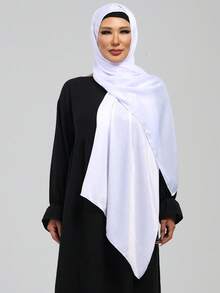 1pc Digital Printed Scarf, Lightweight Neck Scarf, Paisley & Cashew Pattern, Boho Style Suitable For Spring/Summer, Evening Party, Women - Multicolor - View 10