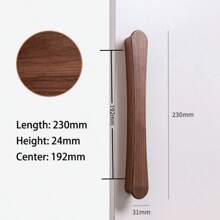 北欧木质厨柜拉手抽屉实木家具木门抽屉旋钮橱柜拉手家具把手