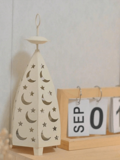 Candelabro de hierro hueco con estilo europeo creativo y romántico de estrellas y lunas, estilo nórdico, adecuado para bodas, regalos, fiestas, cumpleaños, comedor, dormitorio, exterior, picnic, aniversario
