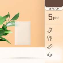 5 حقائب تخزين للسفر، من البولي إيثيلين مع سحاب إغلاق سميك لتنظيم الملابس والأحذية والمكياج، شفافة مقاومة للماء وقابلة للنقل، مريحة للرحلات والاستخدام المنزلي، هدية عملية وناعمة