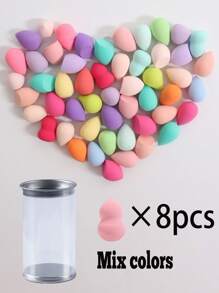 Super Soft Makeup Sponges, Multi-Color, Damp Or Dry Use, Finely Textured, Non-Absorbing Cosmetic Makeup Sponge