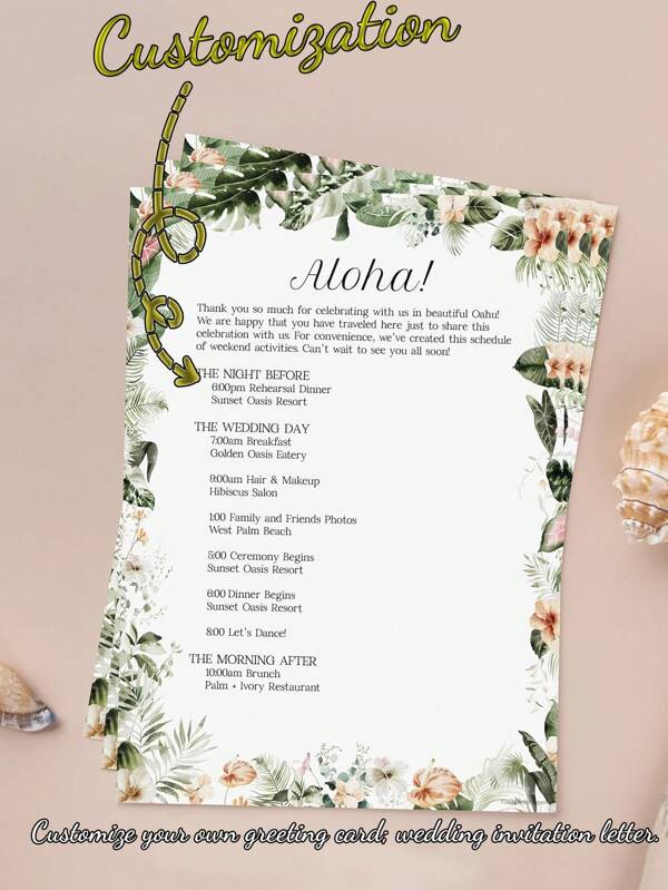 Personalized Custom Greeting Cards Wedding Invitations - Create Your Own Card By Adding Text, Photos Or Design. Can Be Customized As A Folded Birthday Card Thank You Card, Wedding Invitation Card, As A Gift For Her/Him, Family, Friends, Students, Workers, Customers, For Anniversary, Graduation, Wedding, Business/Work/Office.,Back To School,School Supplies