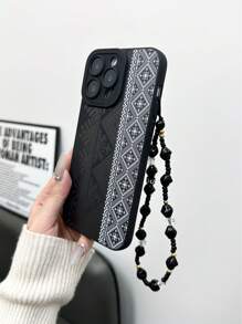 Keychain, Lanyard Precision Micro-Hole Edge Colorful Painted Anti-Drop Phone Case Compatible With IPhone P14 Pro Max, P13, P11, P12, XR, 7/8, GES2, XS And Galaxy Series A03s, A03 Core, A04, A12, A13, A14, A21s, A22, A23, A24, A32, A33, A34, A51, A52, A53, A54, A71, A72, A73, S20 FE, S21, S22, And Redmi 9, 9A, 10A, 10C, Redmi Note 9, 10, 11, 12, 12C Waterproof Shockproof Scratch Resistant - Multicolor - View 3