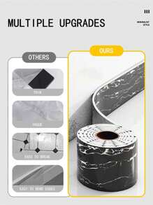 1pc 5 Meters Long Self-Adhesive 3d Three-Dimensional Waistline Ceiling Decorative Strip Wall Stickers Border Waterproof Skirting TV Background Frame Room Decor Home Decor Wall Decor Bathroom Decor Bedroom Decor Room Decoration Stuff Living Room Decor House Decor Home Decor Living Room Wall Art Wall Paper Wallpaper Kitchen Accessories Kitchen Kitchen Items Kitchen Decor Floor Tiles Flooring Floor Tiles Self Adhesive Floor Tiles Peel Stick