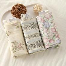 3/5 Pakken Baby Muslin Washandjes Voor Unisex Washandjesset Voor Baby Gezicht Lichaam Comfortabel En Zacht Voor Pasgeboren Baby's Kinderen Meisjes En Jongens