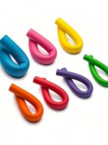 10pcs Flexible Heatless Hair Rollers - Bendy Twist Curling Rods For DIY Soft Foam Curls - Hair Styling Tools For All Hair Types(Random Color) - Multicolor - View 2