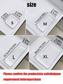 1/2/6 Pieces Of Simple Transparent Drawer Storage Box, Cosmetics Storage Box, 4 Sizes, Multi-Purpose Storage, Suitable For Office Desks, Cabinets, Dressing Tables, Cosmetics And Skincare Products, Interior Decoration, Home Decoration, Bedroom Decoration ,Jewellery Box,Pouch,Makeup Brush Holder,Brush Holder,Perfume Organiser,Pouch Bag - Multicolor - View 8