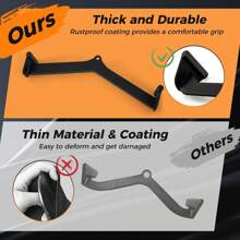 LAT Pulldown Attachment Set T-Bar V-Bar Pulley Cable Attachments - Black - View 5