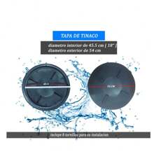 tapa para tinaco rotoplas - Negro - Ver 2