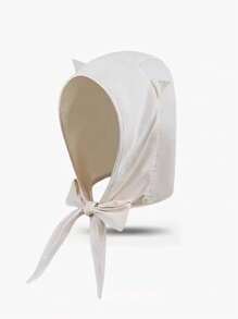 Funny Mini Devil Strap Quick Dry UV Protection Sun Hat For Women, Summer Lightweight Cute Cat Ear Ear-Cover Head Scarf Cap - Multicolor - View 7