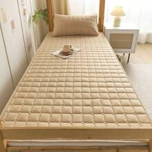 Colchoneta acolchada impermeable (sin funda de almohada ni relleno), colchoneta de colchón delgada, adecuada para cama individual o doble, protector de colchón de sábana talla grande gruesa, unicolor suave y cómodo para cubrir colchón, gris/blanco/caqui/azul, para el hogar, dormitorio, hotel, residencia, impermeable y a prueba de fugas - Rejilla de pan - Ver 14