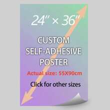 Self-Adhesive Custom Poster Prints - Upload Your Image/Photo - Personalized Picture To Poster Printing, Waterproof Durable Vinyl Wall Art Prints - Suitable For Home Decoration, Music Album Covers, And Family Photos - The Perfect Gift For Her Or Him, Wall Stickers For Home Decoration - Suitable For Halloween, Mother's Day, Thanksgiving, Christmas, Easter, Weddings ,Xmas Decoration,For Housewarming - Peel and Stick Decal - View 13