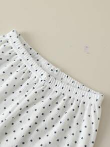 Set pigiama da 2 pezzi per ragazze giovani, composto da Maglietta a maniche corte e pantaloncini, adatto per l'estate