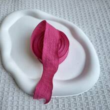 10 Yards Floral Bouquet Decoration Ribbon With Wavy Ruffles, Bows, Streamer Accessory For Gifts - Multicolor - View 5