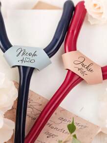 Grawerowana zawieszka do stetoskopu, skórzana zawieszka do stetoskopu, spersonalizowany brelok do stetoskopu, identyfikator stetoskopu, akcesoria pielęgniarskie, prezenty dla lekarza, uroczy, uroczy, zabawny, kawaii, Y2K, unisex, swobodny, niestandardowy, spersonalizowany, dostosowany, idealny prezent dla niej, dla chłopaka, dziewczyny, rodziny, przyjaciół, młodzieży, na rocznice, na Walentynki, na Dzień Matki, na urodziny, na Dzień Młodzieży, na Dzień Ojca, na ukończenie szkoły, na ślub, na parapetówkę, spersonalizowane breloki i akcesoria, strój vintage, dodatki odzieżowe, edycja na Halloween, praktyczny szyk