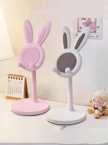 1pc Rabbit Ear Phone Stand - Cute Desktop Streaming Holder, Adjustable Angle, Stable Support, Hands-Free, Relieve Neck Fatigue, Suitable For Smartphone/Tablet/Switch, Dorm/Bedroom/Office Use - Thoughtful Gift For Girlfriend, Background Stand, Holiday Essential, Women's Gift, Halloween Decor, Christmas Present, Back To School Supplies - Rabbit Stand - View 6