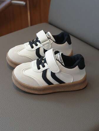 1 Pair Of Children's Casual Sports Shoes For Little Girls, Fashionable New 2025, Suitable For Campus Activities, Daily Travel, And Anti Slip And Wear-Resistant Boys' Board Shoes