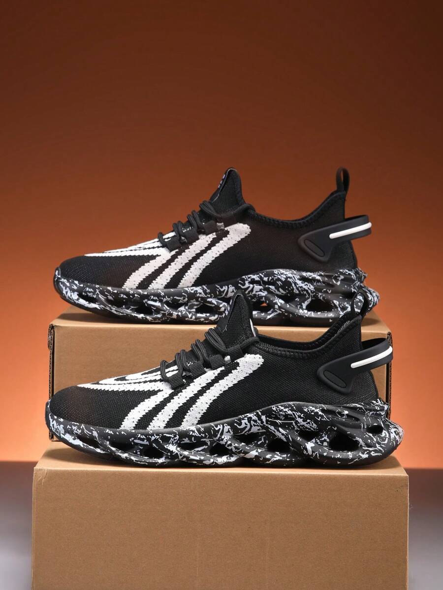 Teenagers' Fashion Sneakers Unisex Casual Sports Running Shoes, Breathable Mesh Versatile Design