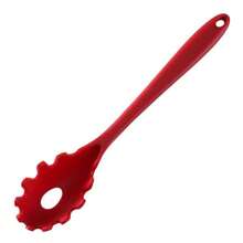 9 件套优质硅胶厨房用具套装 - 不粘锅铲、意大利面勺和 7 个必备工具（开槽铲、汤勺、钳子）| 耐 450°F 高温，可用洗碗机清洗，适用于炒菜、烘焙和亚洲烹饪 | 符合人体工程学的手柄 - 彩色 - 查看 16