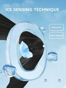 Men's High Elastic English Reflective Zipper Pocket Drawstring Ankle-Length Pants, Lightweight Casual Sports Trousers Suitable For Running, Workout, Hiking, Cycling, Spring & Autumn - Black - View 5