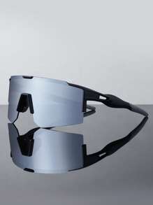 男女通用户外运动时尚眼镜，半框设计彩色镜片，适合户外运动、骑行、跑步、徒步旅行、日常时尚、夏季海滩度假街拍、户外、旅行